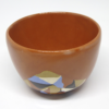 Bol ocre rouge décor arlequin polychrome – Image 2