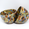 Deux bols arlequin nerikomi polychrome