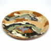 Petite assiette en céramique neriage polychrome – Image 2