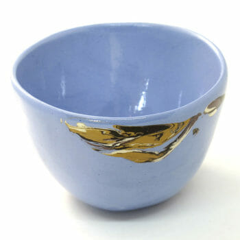 Petit bol à café bleu